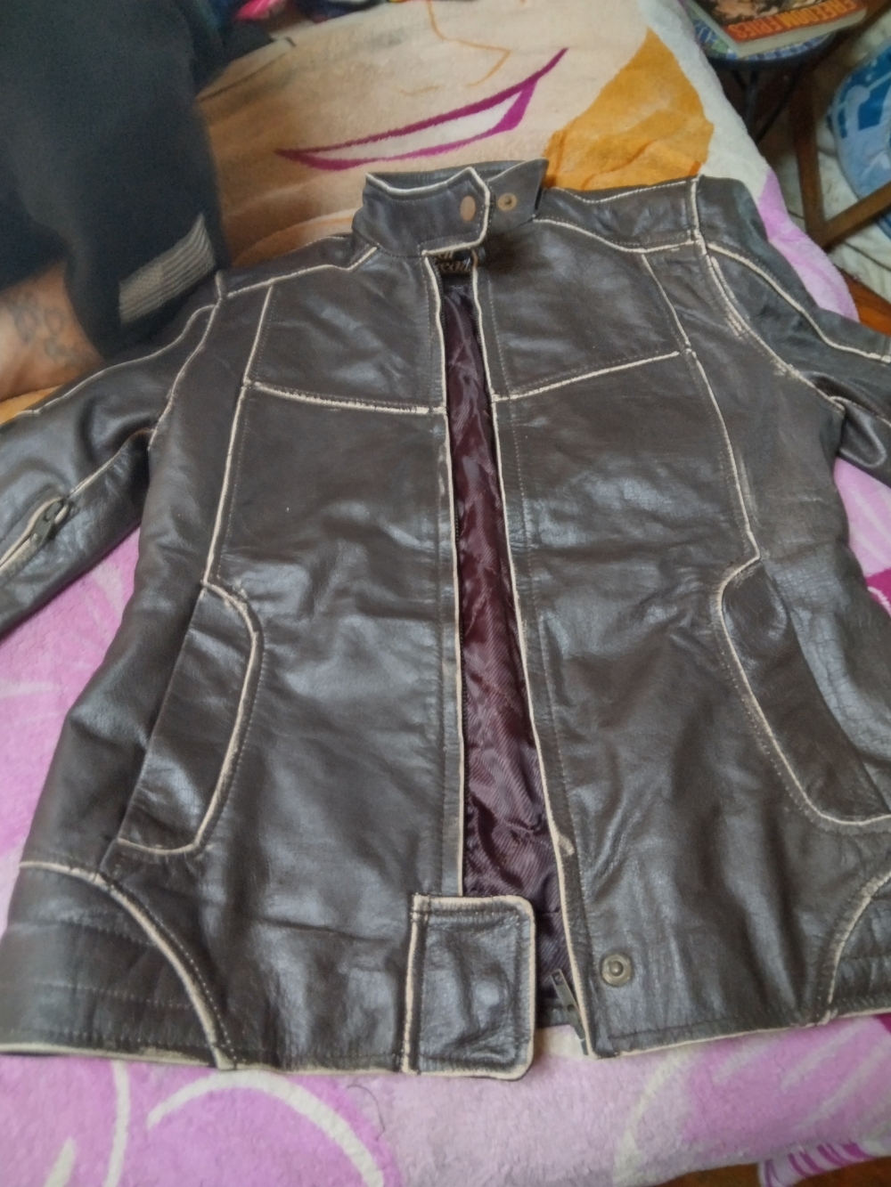 Women's Genuine Brown Leather Jacket
